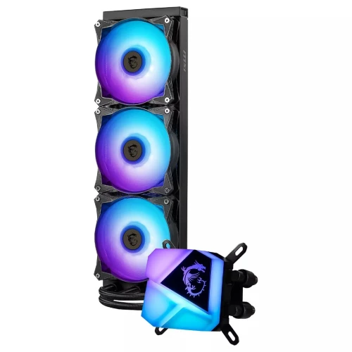 MSI MAG CORELIQUID C360 - WATER COOLING 360MM - 3 X FANS ARGB - PERFORMANCE - INTEL & AMD - BLACK