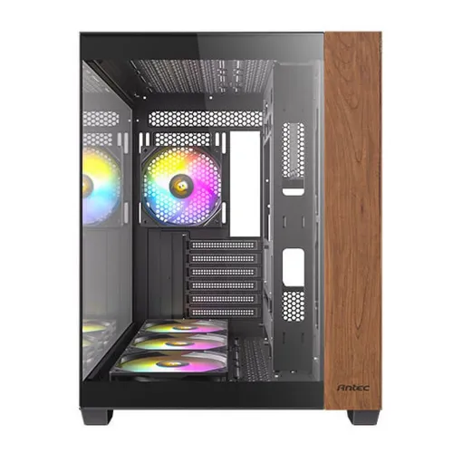 ANTEC CX800 WOOD - BOITIER PC GAMING MOYEN TOWER - 360MM ARGB - AIRFLOW - VERRE TREMPÉ - BLACK