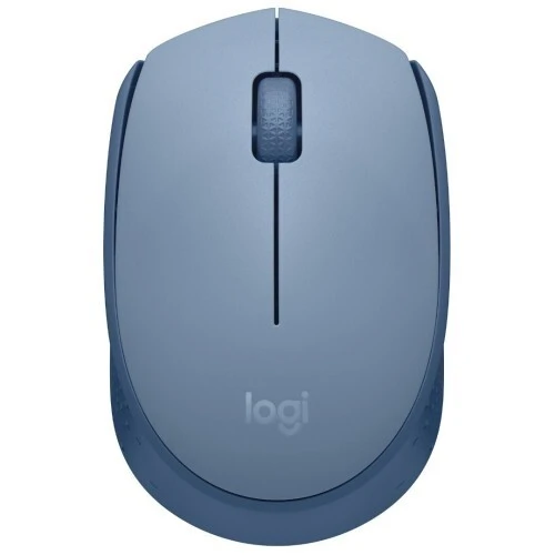 LOGITECH M171 WIRELESS MOUSE - SOURIS SANS FIL - AMBIDEXTRE - USB 2.4 GHZ - CAPTEUR OPTIQUE - 3 BOUTONS - BLEU & GRIS