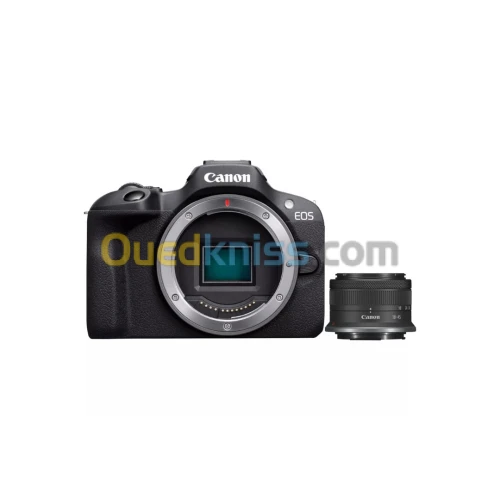 CANON EOS R100 Hybride Mirroless 24.1MP + 2 Objectif RF-S 18-45mm f 4.5-6.3 \ RF-S 55-210m F5-7.1   