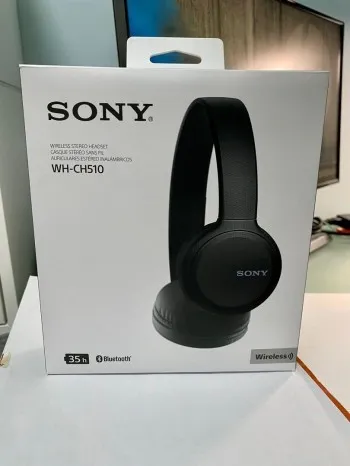 Sony WH-CH510 Casque Supra-Auriculaire Sans Fil - Bluetooth 5.0 - Autonomie 35h - Noir -