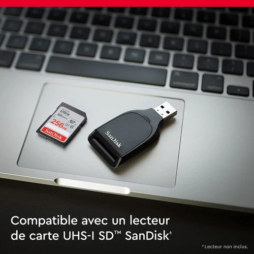 SanDisk Ultra Carte Mémoire 128Go SDXC Jusqu'à 120 Mo/S