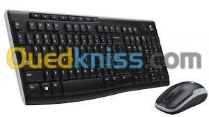 LOGITECH MK270 SILENT - ENSEMBLE SOURIS ET CLAVIER SANS FIL - SILENT TOUCH - USB - PILE AA - BLACK
