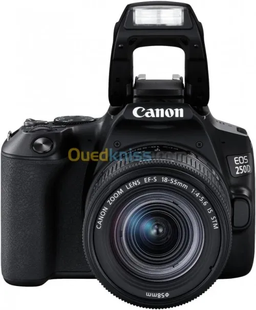 CANON EOS 250D STM Appareil Photo + Objectif EF-S 18-55mm f- 4-5.6 IS STM