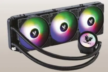 VORTEX ICECORE 360 AIO - ARGB - WATERCOOLING 360MM - 3X120MM FANS - INTEL - AMD - BLACK
