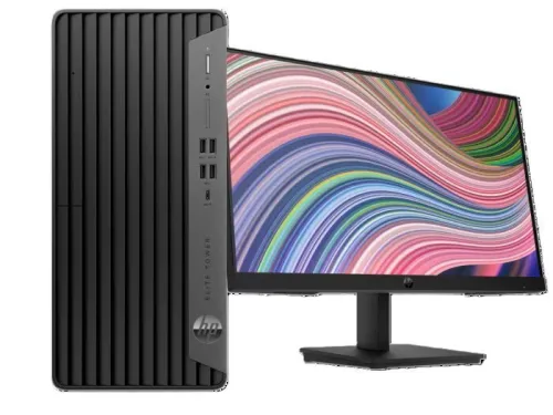 HP ELITE TOWER 800 G9 - CORE I7-12700 - 8GB - 512 SSD + ÉCRAN 22" HP V22 G5 -CLAVIER + SOURIS