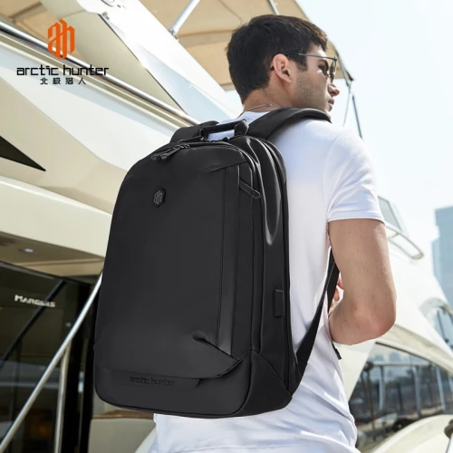ARCTIC HUNTER B00443 - SAC À DOS 15,6" - 25L - POLYESTER IMPERMÉABLE - DOCUMENT & LAPTOP - ÉTANCHE
