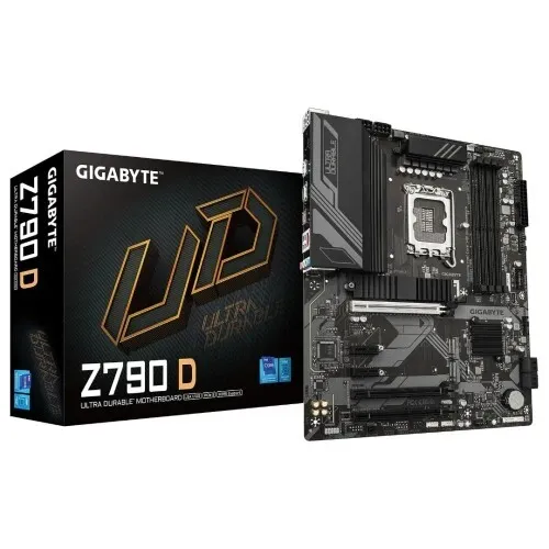 GIGABYTE Z790 D - CARTE MÈRE ATX - SOCKET LGA 1700 - 4 X DDR5 - 1 X PCIE 5.0 X16 - 3 X M.2 PCIE 4.0 NVME - LAN 2.5GBE - USB 3.1 - BLACK