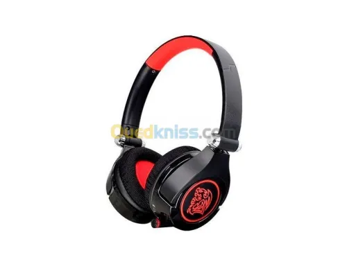 Tt ESPORTS By THERMALTAKE CRONOS GO Casque Gamer LED Ultra Léger Avec Microphone Rétractable