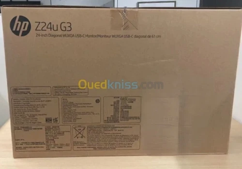 ECRAN HP Z24N G3 - 24" WUXGA FHD+ - DALL IPS - 5MS GTG -350 NITS - HDMI/DP 1.4- USB-C - VESA - GREY