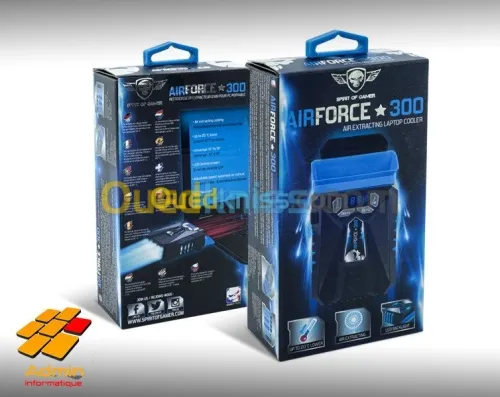 Spirit Of Gamer AirForce 300 Système De Refroidissement Pour Ordinateur Portable