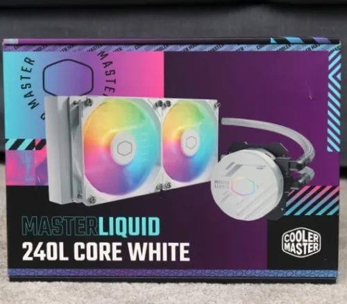 COOLER MASTER MASTERLIQUID 240L CORE ARGB - WATERCOOLING WHITE EDITION - INTEL ET AMD - 2 FAN 120 mm
