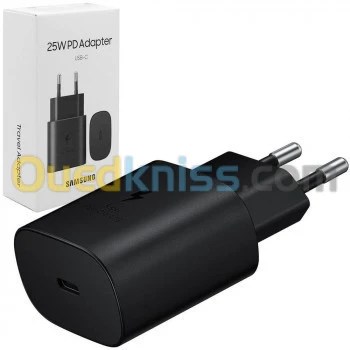 Samsung Chargeur USB-C À Charge Ultra Rapide D'origine PD 25W