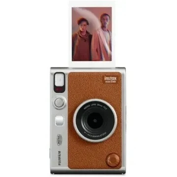 FUJIFILM INSTAX MINI EVO - APPAREIL PHOTO INSTANTANÉ - BLUETOOTH - LENS 28MM - 5 MP - FLASH - USB-C - MARRON