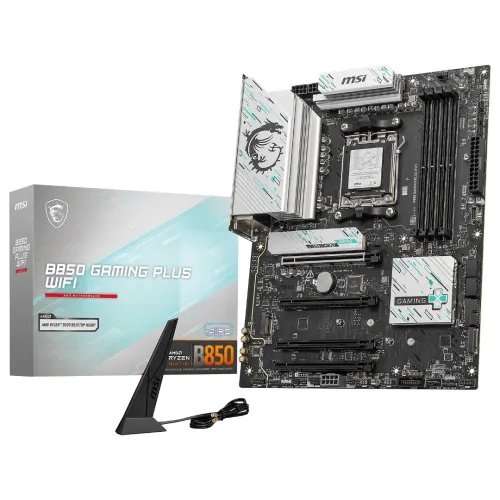 MSI B850 GAMING PLUS WIFI - CARTE MÈRE ATX - SOCKET AM5 - DDR5 - PCIe 5.0 - M.2 - 5GbE - WI-FI 7 - BLACK