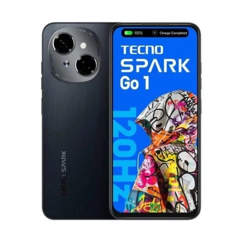 SMARTPHONE TECNO SPARK GO1 KL4 - DUAL SIM - 4 + 4GB EXTENDED - 128GB - 6,67" 120HZ IPS - 13MPXL - 5000 MAH 