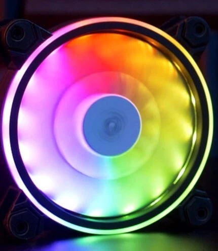 MARS GAMING MFX RGB MFXW 120MM - VENTILATEUR BOÎTIER PC RGB - ULTRA SILENCIEUX - SIMPLE ET RAPIDE - BLACK