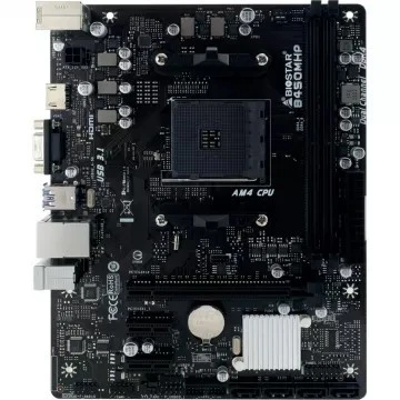 BIOSTAR B450M MOTHERBOARD - AM4 DDR4 3200 OC - AMD B450 - USB 3.2 - MICRO ATX - 2 MÉMOIRE SLOT