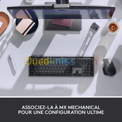 Logitech MX Master 3S - Souris Sans Fil - Droitier - Capteur Optique 8000 Dpi - 7 Boutons