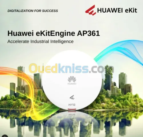 HUAWEI eKitEngine  AP361 - POINT D ACCÈS WI-FI 6 - 1AX INDOOR - 2+2 DUAL BAND -5GHZ -1,775 Gbps -18M