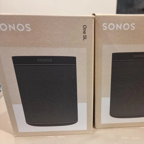 SONOS PLAYBASE BARRE DE SON + 2 X ENCEINTES SONOS ONE SL - SYSTÈME AUDIO SANS FIL - WI-FI - HOME CINÉMA - BLACK