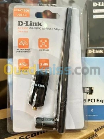 D-Link DWA-185 Adaptateur USB 3.0 Double Bande Sans Fil AC1200