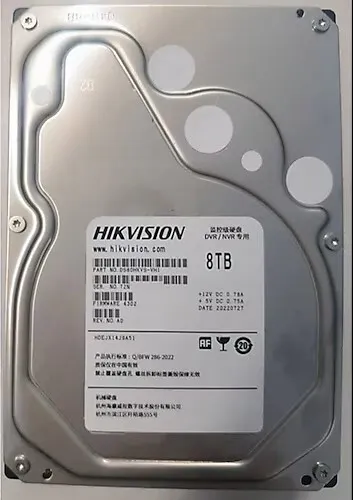  HIKVISION DS80HKVS-VX1 - DISQUE DUR 8TB - SURVEILLANCE HDD - 7200 TR/MIN - 3.5" SATA III 6 GB/S