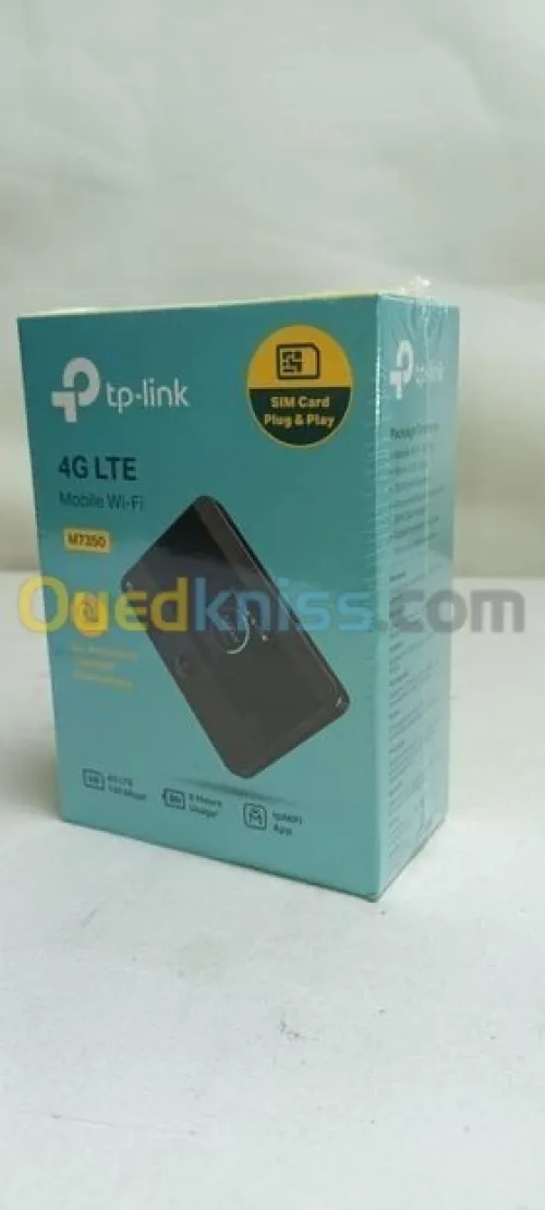 Tp-Link M7350 Mobile 4G LTE WiFi Modem - Routeur Mobile 4G 150 Mbps - WiFi - 2000 MAh