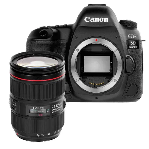 CANON EOS 5D MARK IV 4 REFLEX + OBJECTIF EF 24-105MM F4 IS USM L - WI-FI - 30.4MP - 4K - 4.3X ZOOM 