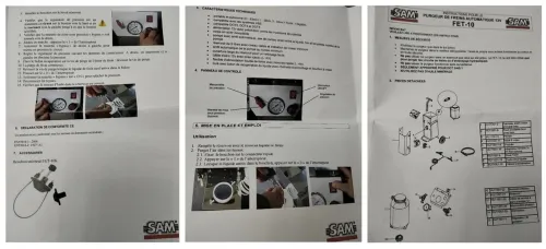 Purgeur de liquide de frein/ABS automatique 12V | Marque : SAM / Réf : FET-10 .