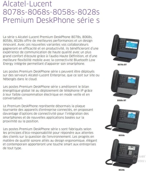 ALCATEL 8028 8058 8068 8078 8082 8088
