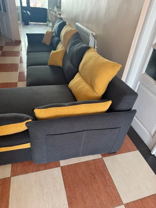 Salon fauteuil capitonnée 