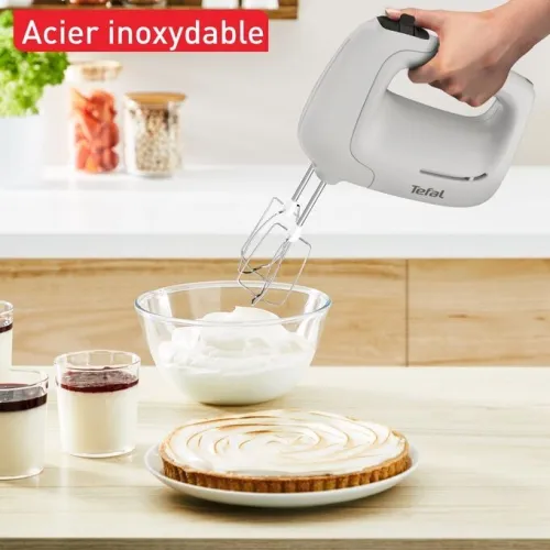  Batteur Tefal électrique, 450 W, 5 vitesses HT450N10