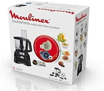 Moulinex Robot Multifonction DoubleForce 1000 W 28 fonctions FP821811