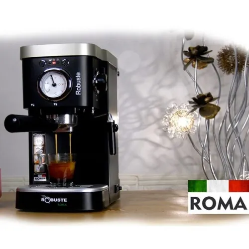 Cafetiere ROBUSTE Roma Electrique Espresso 15 Bar 1100 Watts