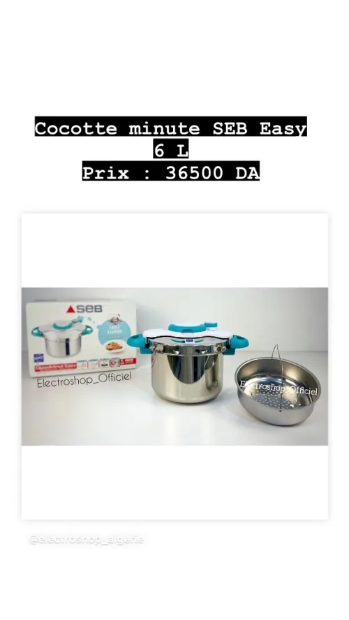 COCOTTE MINUTE SEB ClipsoMinut  Easy 6 L