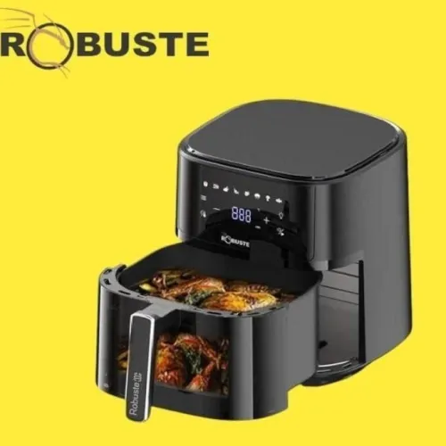  Friteuse Robuste Sans Huile Airfryer Tactile 5.7 L 1700W AF6 Noir