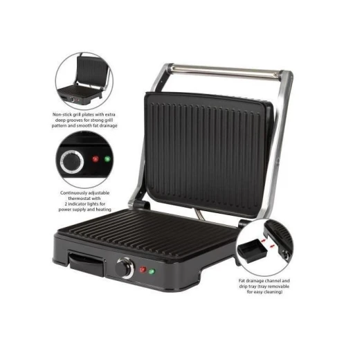 Grill Viande & Panineuse Clatronic  2000 W