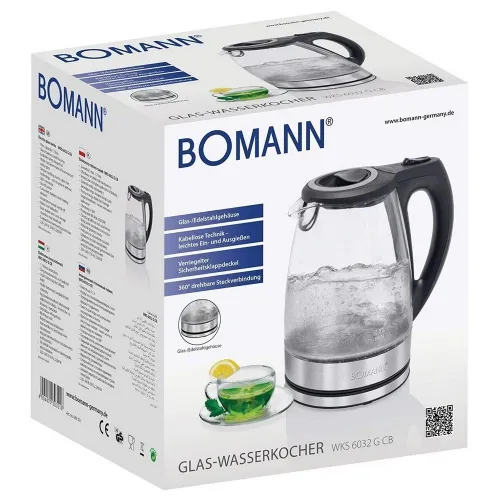 Bouilloire Electrique Bomann 1.7L 2200W WKS 6032
