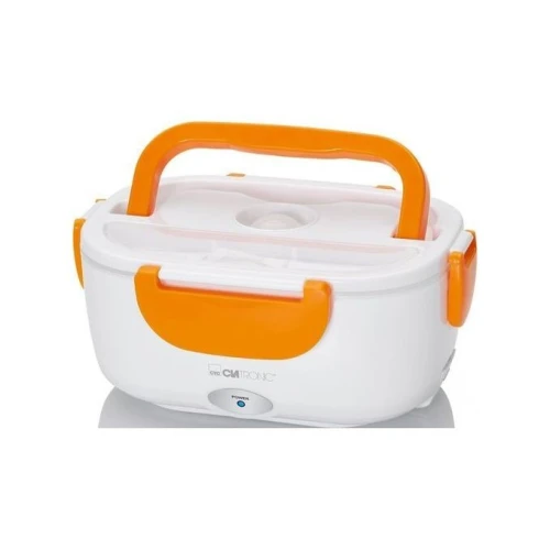 Boite À Déjeuner Chauffante Clatronic Électrique 220V Lb 3719 Blanc/ Orange