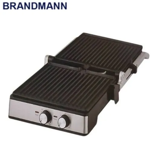 Panineuse Et Grill BRANDMANN 2000W - Avec Minuterie