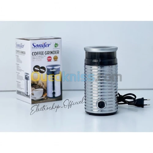 Moulin À Café & Epices & Grains Sonifer  - 80 Gr - 160 Watts 