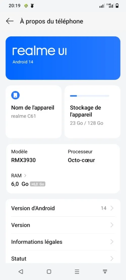 Realme C61