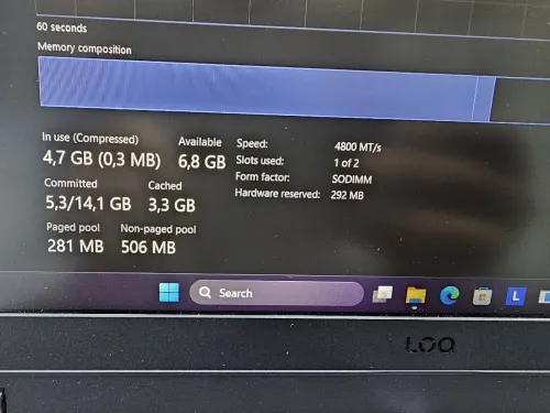 -VENDU- LENOVO LOQ Gen 9 i5-12450HX 16G/512 SSD