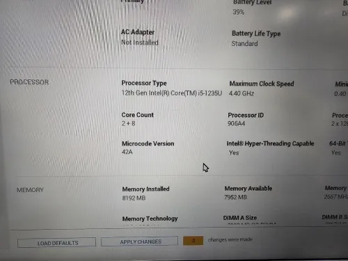 -VENDU- DELL VOSTRO 3520 i5 12eme 8G/512SSD