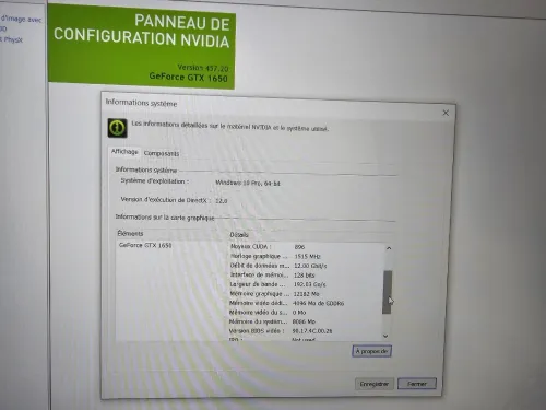 - vendu - Workstation SANTECH X96   i7-10750H 16G/512 Nvidia GTX 1650 4G