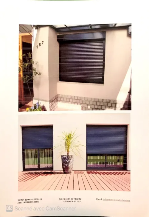 Menuiserie en aluminium et PVC