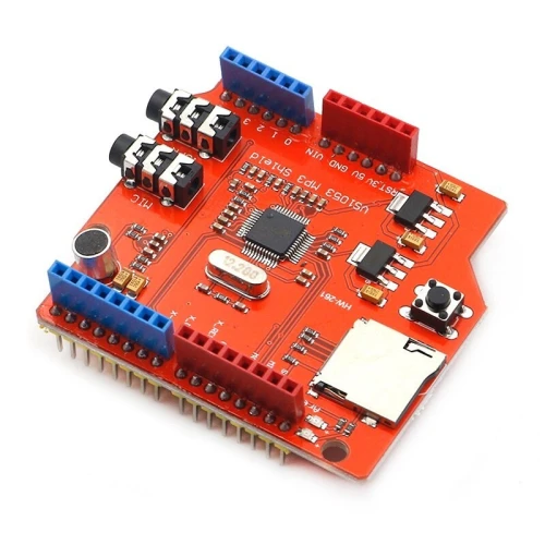 SHIELD Arduino VS1053B LECTEUR ENREGISTREUR AUDIO STÉRÉO MP3