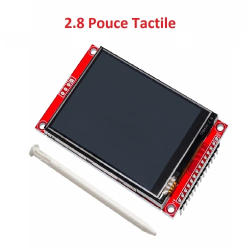 Arduino - Afficheur Tactile LCD TFT 2,4" / 2.8" / 4.0" Pouce avec stylo