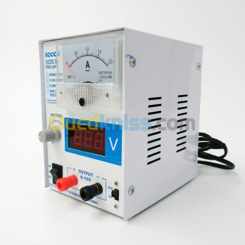 Arduino - Alimentation numérique réglable Kada 1502DS+ 12V / 2A DC pour réparation mobile